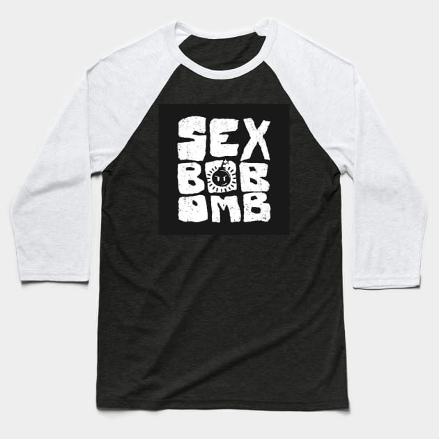 Sex Bobomb Baseball T-Shirt by Daddyzaz